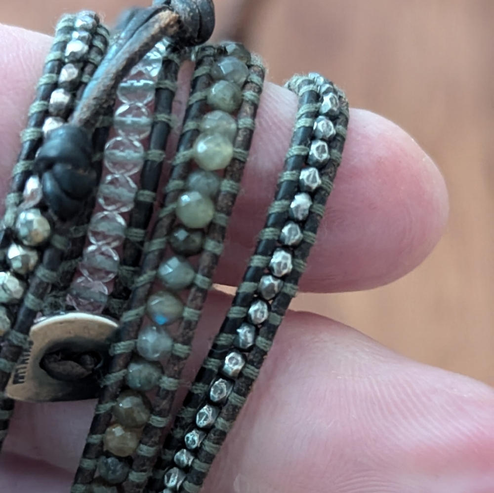 TWO wrap bracelets